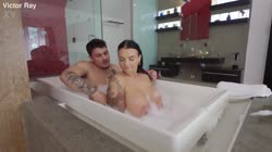 Payton Preslee - Curvy PAWG Pounded And Creampied In The Shower