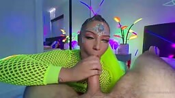 Vivian Taylor - Gets Fucked In A Wild Neon Rave