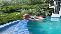 Jade Hutchison - BBC Pool Side Threesome Feat Milliehannah