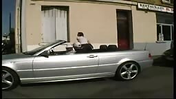 Alexia shown her pussy in the street